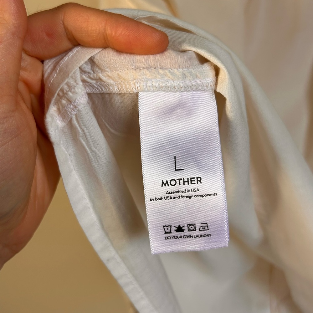 Mother The Gatherer blouse in pale peach - Picture 7 of 8